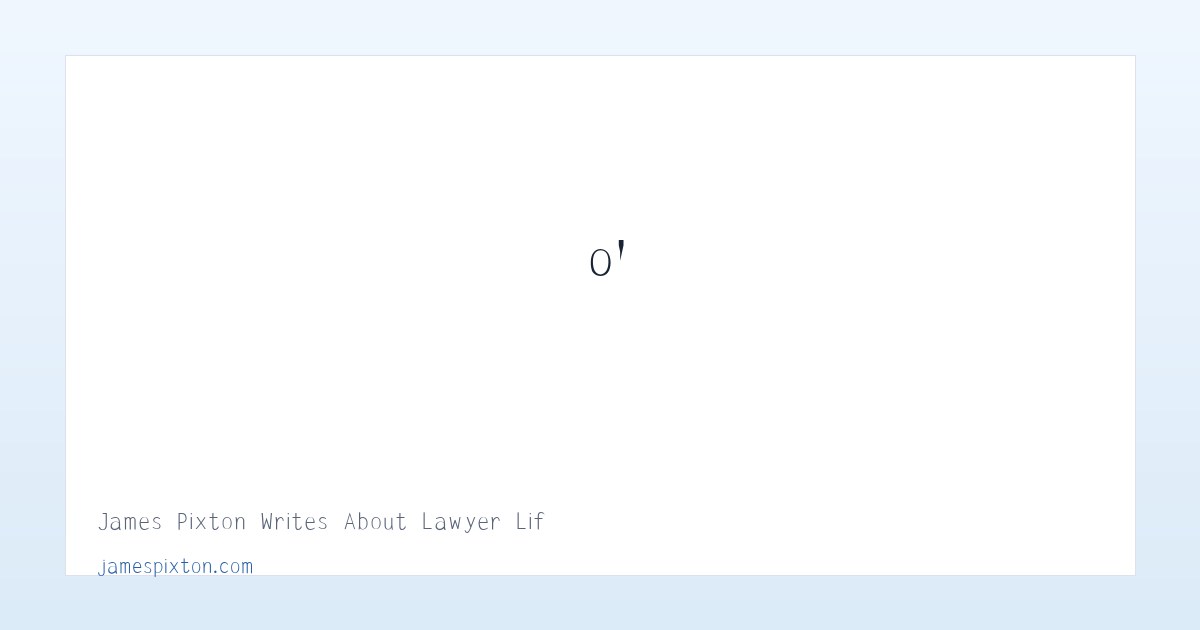 James Pixton Writes About Lawyer Life - Life in Alameda | Tons o＇ Fun 主图